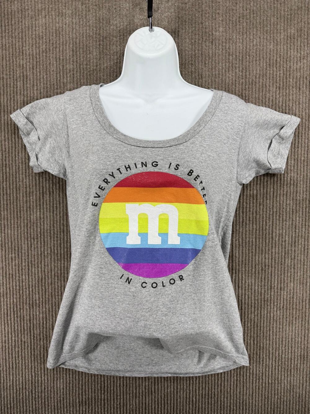 M&M's Rainbow Everything Is Better In Color Tee S